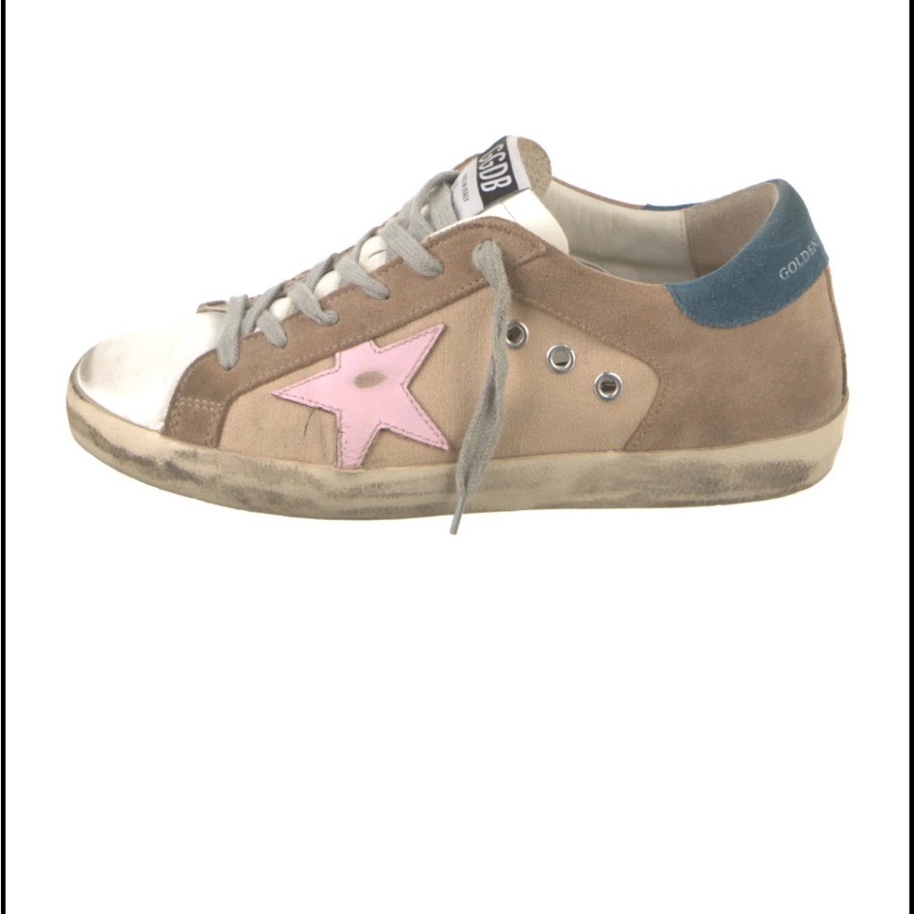 GG Superstar cloth trainers